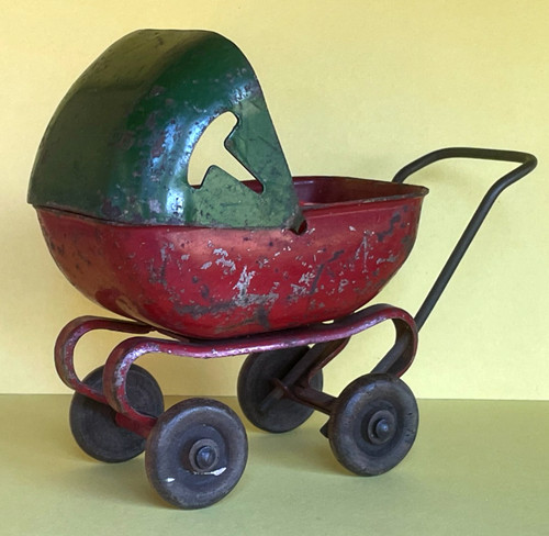 Ancien jouet landau - -,